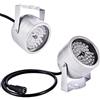 Zerone Illuminatore IR per telecamera esterna, DC 12 V 1 A CCTV IR visione notturna fotocamera 48 LED impermeabile ricambio per polizia elettronica snapshot incroci stradali