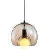HAIDU Paralume a Sospensione in Vetro colorato, apparecchi di Illuminazione per Decorazioni in Stile Creativo Minimalista, Lampada a Sospensione da Incasso con Sorgente Luminosa E27, lampadario da ba