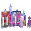 Mattel Disney Frozen - Castello di Arendelle, playset con 4 aree di gioco e bambola Elsa, 15+ mobili e accessori inclusi, ispirato al film Disney Frozen 2, giocattolo per bambini, 3+ anni, HLW61