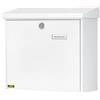 Burg-Wächter Comfort 913 W Cassetta Postale con Arresto di Apertura, Bianco, Senza scomparto per giornali - Acciaio zincato