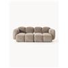 Westwing Collection Divano componibile 2 posti in teddy-bouclé Tayla -