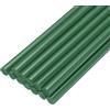 QUARKZMAN Mini Stick Colla a Caldo per Pistola Colla a Caldo 7mm x 200mm Verde Scuro 12pz