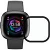 HYGMOCC Compatibile per Fitbit Sense 2 Pellicola Protettiva Per Lo Schermo, Protezione Premium PMMA Pellicola Trasparente Cristallina [Non Vetro] Senza Bolle per Orologio Fitbit (1 pz)