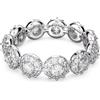 SWAROVSKI ANELLO CONSTELLA, PAVE , TAGLIO TONDO PLACCATO RODIO, 50