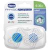 CHICCO (ARTSANA SpA) Chicco Succhietti PhysioForma Light 6-16 mesi Colore Azzurro 2 pezzi