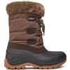 Cmp New Nietos Low Wmn Snow Boot Espresso Doposci Pelliccia Donna