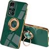 QIYIN Cover per Xiaomi Redmi Note 11 Pro Plus 5G(Note 11 Pro+), Cabina Silicone Colorato Case Proteggi la Fotocamera, Custodia Antiurto Ultrasottile da Donna Elegante Guscio con Supporto (Verde Scuro)