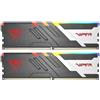Patriot Ram DIMM DDR5 32GB Patriot Viper Venom Rgb 6000MHz CL40 1.1V Kit 2x 16GB [PVVR532G600C36K]