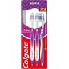 COLGATE - Spazzolini da denti ZigZag Morbido - pulizia profonda degli spazi interdentali - X3