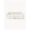 Westwing Collection Divano componibile 2 posti in teddy-bouclé Tayla -