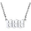 FindChic Collana con Numero Angelico Ciondolo con Numero dell'Angelo 000-999, Collana in Acciaio Inossidabile da Donna Regalo per Ragazza