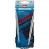 Prym - Ferri da maglia circolari, lunghezza 9,00 mm, lunghezza 80 cm, colore: Argento