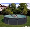 Piscina GRE GRANADA Ø 460 cm - h 1,32 m filtro a sabbia fuori terra rotonda