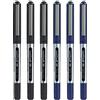 Uni-ball Eye Micro Ub-150 - Penna a inchiostro gel, 0,5 mm, confezione da 6 - 3 x nero, 3 x blu