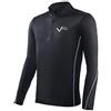 BLACK CREVICE dolcevita sci uomo I maglia uomo funzionale diversi colori e taglie I maglia uomo funzionale traspirante maniche lunghe I maglia uomo termica maniche lunghe I maglia uomo sci (XXL, Nero)