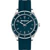Freddy Orologio donna in silicone e ceramica blu petrolio e argento