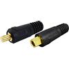 RIVERWELD Connettori rapidi per cavi di saldatura Coppia 200AMP-300AMP (#4-#1) 35-50 mm mm DKJ35-50 e EDKL35-50 2pcs