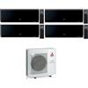 Mitsubishi CONDIZIONATORE MITSUBISHI QUADRI SPLIT KIRIGAMINE ZEN NERO 9000+9000+9000+18000 BTU WIFI INVERTER MXZ-4F72VF4 A++