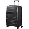 American Tourister Sunide - Spinner M Extensible Valisene Bleu, Noir (Black), Spinner M (67,5 cm - 83,5 L), Spinner M Extensible (67,5 cm - 83,5 L)