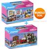 Playmobil Set 70894 Sala da Pranzo e 70970 Cucina con Fornello Casa delle Bam...