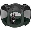 Furhaven Pop Up Playpen Pet Tent Playground - Hunter Green, Small