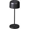 Konstsmide Lampada da tavolo a LED Lille Mini, colore nero, per interni ed esterni, senza fili, 7,5 x 7,5 x 20 cm, 7835-750