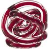ONLYLUX NODO AMORE ROSSO SANGUE DI BUE, S: Diametro 8 cm