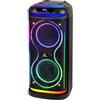 Trevi XFest XF 650 KB Speaker Wireless Portatile 100W, Altoparlante con Microfono Dinamico Incluso, Ingressi USB, Micro SD e AUX-IN, Funzione TWS, Karaoke Party Speaker, Ideale per Feste o Eventi