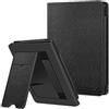 FINTIE Custodia per 6'' Kobo Clara Colour (2024) / Kobo Clara BW (2024) / 2E (2022) eReader - Stand Cover Protettiva Case con Card Slot e Hand Strap, Auto Sveglia/Sonno, Nero