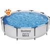 Bestway Piscina Rotonda Steel Pro Max (Ø427x107cm) con Pompa a Filtro Art. 56950 - Steel Pro Max (Ø427x107cm)