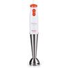 Ariete 881 Pimmy 200 - Frullatore a immersione - Gambo rimovibile e lame in Acciaio Inox - 2 velocità - 200 Watt - Bianco e Arancio