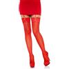 Leg Avenue Collant intrecciati in contrasto nero / nero da donna