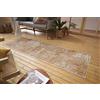 Nouristan Gizeh Tappeto piatto per interni ed esterni, design moderno, look vintage, lavabile, resistente alle intemperie e ai raggi UV, per balcone, terrazza, giardino, soggiorno, colore crema,
