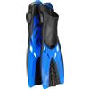 CRESSI Tonga Fins Black/Blue L/XL, Pinne Corte Regolabili Scarpetta Aperta Unisex Adulto, Nero/Blu