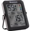 Brannan Max Min - Termometro igrometro per interni - Termometro accurato per ambienti con temperatura massima minima di registrazione, display digitale per monitorare casa, ufficio, asilo nido serra