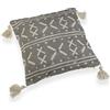 Versa Cuscino grigio nappe 10 x 45 x 45 cm, multicolore, 10 x 45 x 45 cm