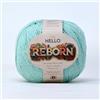 Hello Yarn Reborn - Filato di cotone riciclato - Seabreeze - 200 g DK per uncinetto/lavoro a maglia