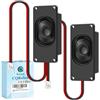 CQRobot Speaker 3 Watt 4 Ohm for Arduino, JST-PH2.0 Interface. It is Ideal for a Variety of Small Electronic Projects.