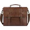 Lubardy Borsa Porta PC Uomo 15,6 Pollici Impermeabile Computer Notebook Tracolla Valigetta Messenger per Lavoro Scuola Business Ufficio