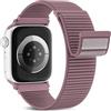 Higgs Nylon Compatibile con Cinturini Apple Watch 40mm 41mm 38mm 44mm 45mm 46mm 42mm 49mm, Sport Solo Loop Cinturino per iWatch Serie 11 10 SE 9 Ultra3/2/1 8 7 6 5 4 3 2 1 per Donna Uomo