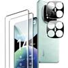 Rojeuinn Vetro Temperato per Xiaomi Redmi Note 14 Pro Plus 5G/Note 14 Pro+ 5G Pellicola Protettiva,2 Pezzi Vetro Temperato+2 Pezzi Fotocamera Posteriore,Anti-Scratch,Durezza 9H