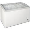Ristosubito Congelatore statico a pozzetto EKF con vetro curvo inclinato Modello FR368SLC Capacità Lt. 368 Temp.°C. -22 Dim. cm L.122.5 P.65 H.83