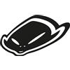 UFO ADESIVO LOGO ALIENO 50 CM