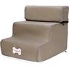 ulafbwur Piccolo cane gatto animale domestico 3 gradini rimovibile antiscivolo rampa arrampicata staccabile letto scala flimikun