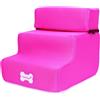 ulafbwur Piccolo cane gatto animale domestico 3 gradini rimovibile antiscivolo rampa arrampicata staccabile letto scala flimikun