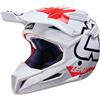 Leatt Casco Moto Cross Enduro Leatt GPX 5.5 v15 Bianco Rosso