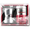 CAFFÈ CORSINI 1950 Caffè Corsini - Caffè Macinato Gran Riserva e Moka da 3/4 Tazze in Alluminio, Confezione Regalo, 250g