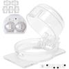 Your Day Mate Blocco di sicurezza per bambini delle manopole dei fornelli, 6 pz, per manopole di Ø massimo 4,9 cm e 4 cm di altezza Protezione con distanza minima di 6,1 cm tra centro e centro, adesivo trasparente