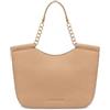 Love Moschino JC4031PP1MLT0105, Borsa A Spalla Donna, Beige, Unica