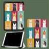 UOMSKTY Cover per iPad 10 Generazione 2022 10,9 Pollici, per Custodia iPad 10a Gen (A2696/ A2757/ A2777), Sottile Leggero Protettivo Case, Auto Sveglia/Sonno Gatto Cartoni Animati Animali Carini